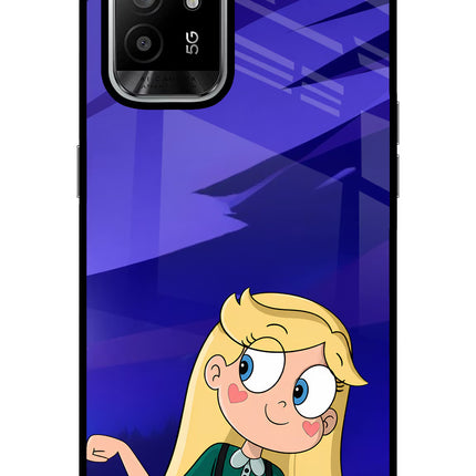 Star Glow Oppo F19 Pro+ Glass Case