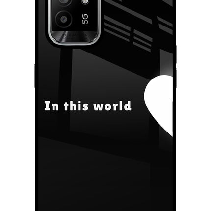 This World Oppo F19 Pro+ Glass Case Back Cover by Casekaro