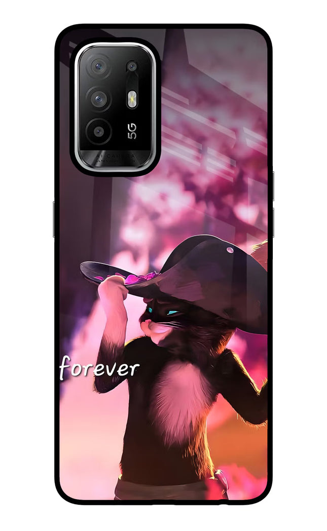 Forever Cat Oppo F19 Pro+ Glass Case