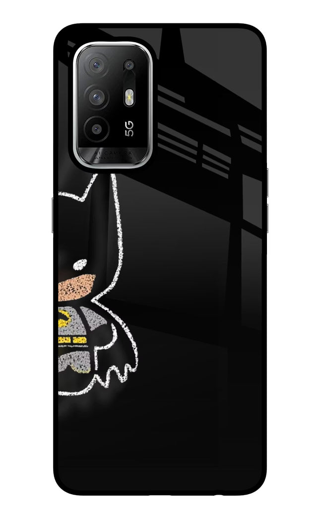 Bat Kitty Oppo F19 Pro+ Glass Case
