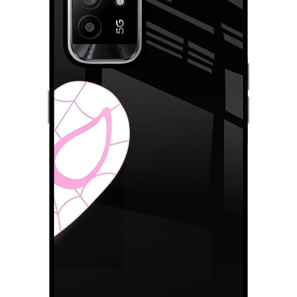 Gwen Mask Oppo F19 Pro+ Glass Case Back Cover by Casekaro