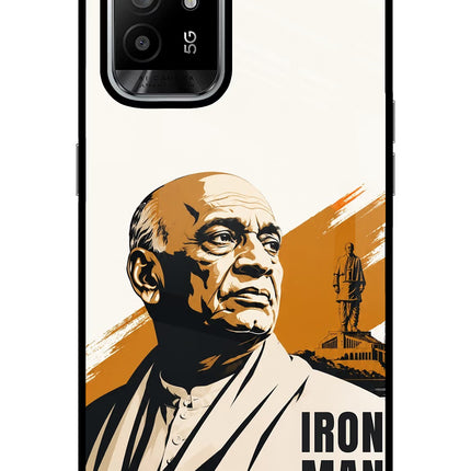 Sardar Patel Iron Will Oppo F19 Pro+ Glass Case