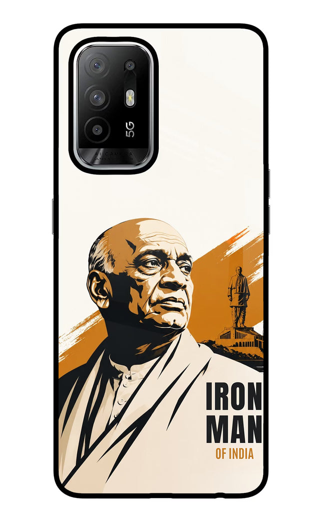 Sardar Patel Iron Will Oppo F19 Pro+ Glass Case