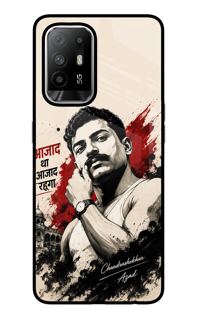 Chandrashekhar Azad Fearless Oppo F19 Pro+ Glass Case