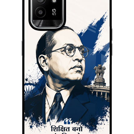 Dr. Ambedkar Visionary Oppo F19 Pro+ Glass Case