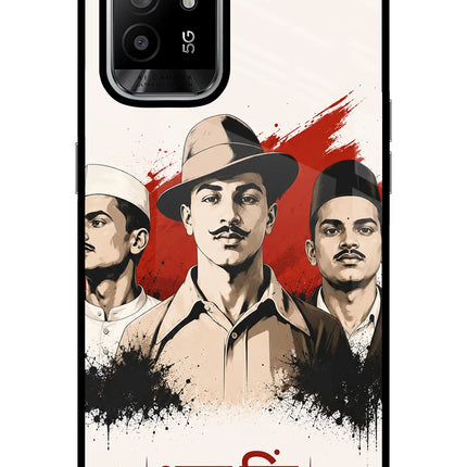 Bhagat Singh Trio Oppo F19 Pro+ Glass Case