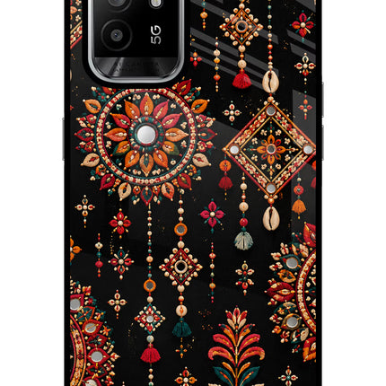 Boho Noir Oppo F19 Pro+ Glass Case