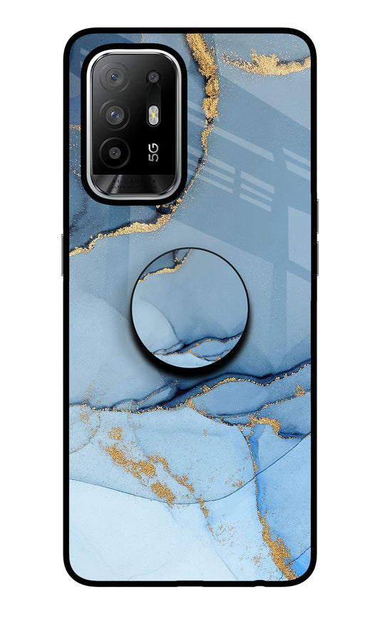 Blue Marble Oppo F19 Pro+ Glass Case