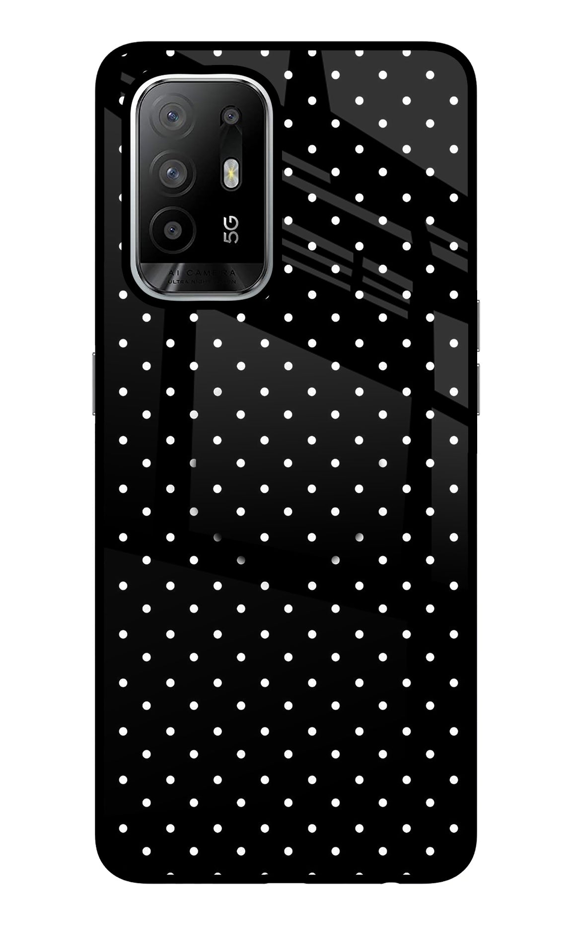 White Dots Oppo F19 Pro+ Pop Case