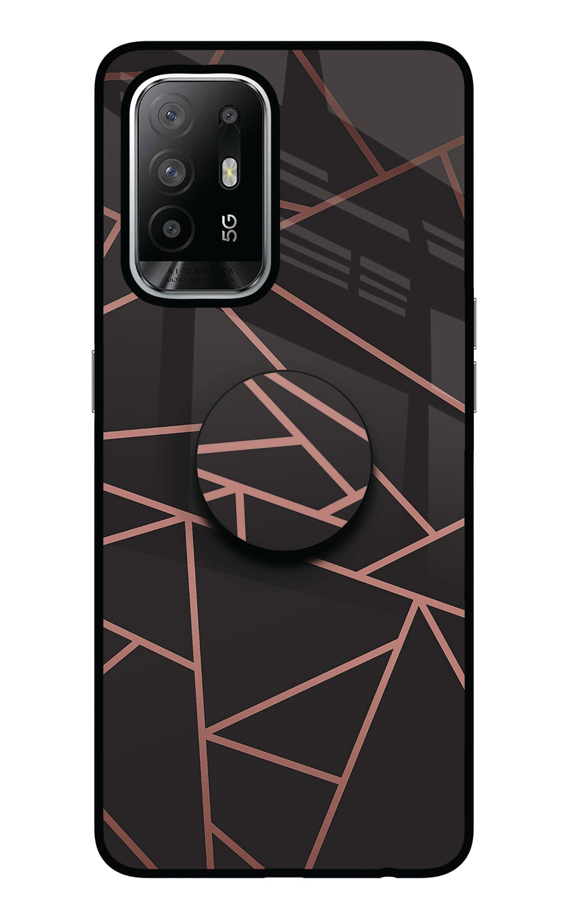 Geometric Pattern Oppo F19 Pro+ Pop Case