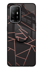 Geometric Pattern Oppo F19 Pro+ Glass Case
