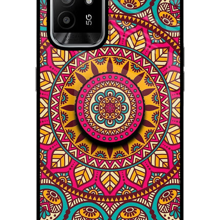 Mandala Oppo F19 Pro+ Glass Case