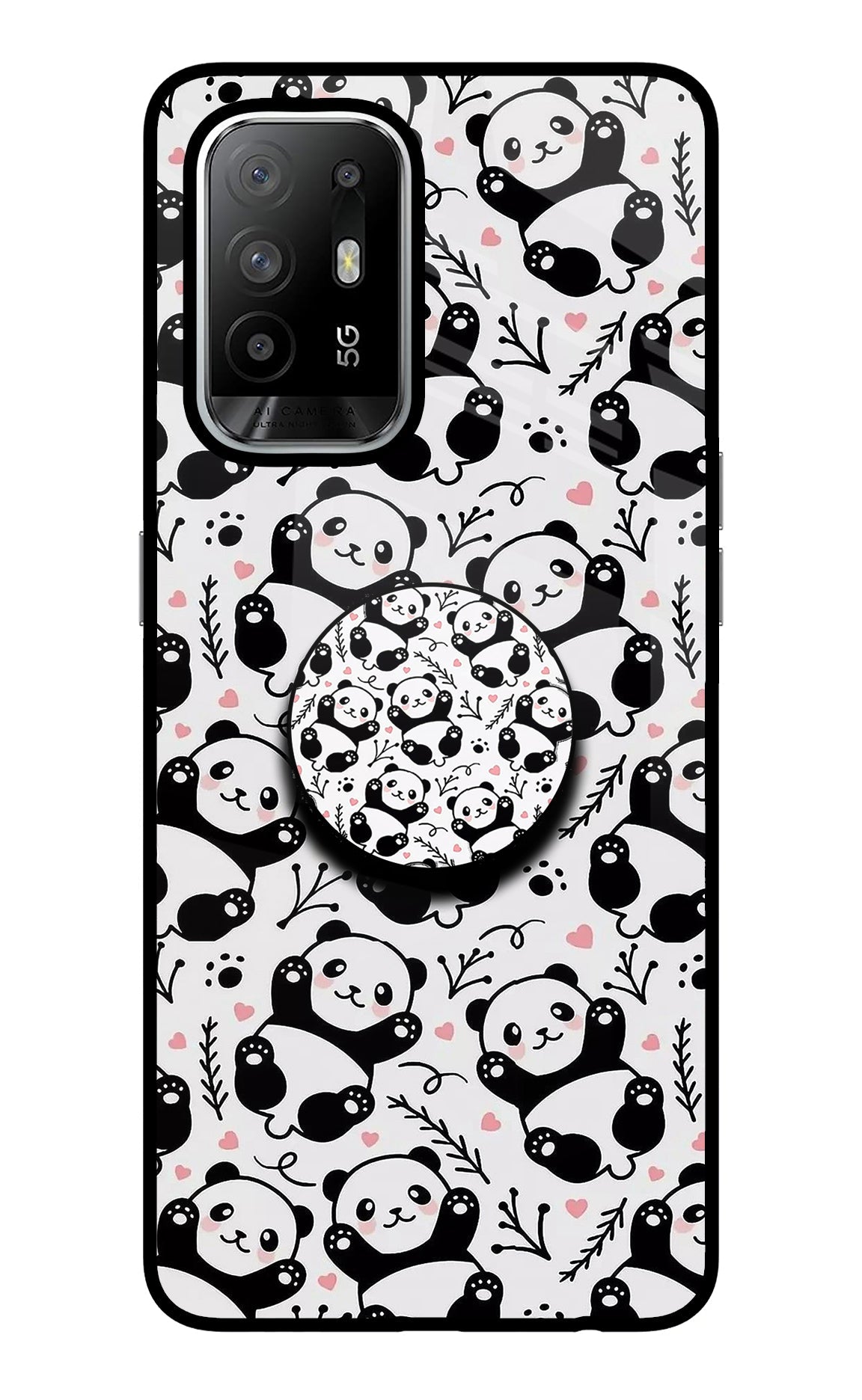 Cute Panda Oppo F19 Pro+ Pop Case