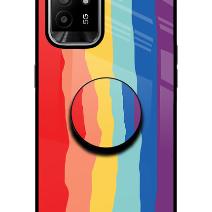 Rainbow Oppo F19 Pro+ Glass Case