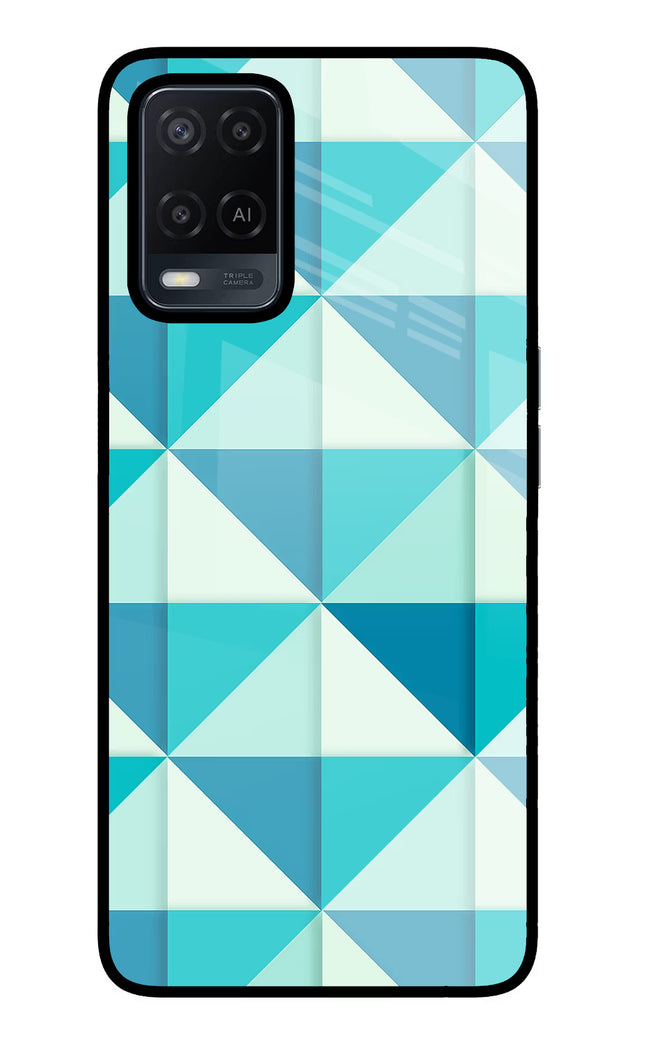 Abstract Oppo A54 Glass Case Back Cover by Casekaro