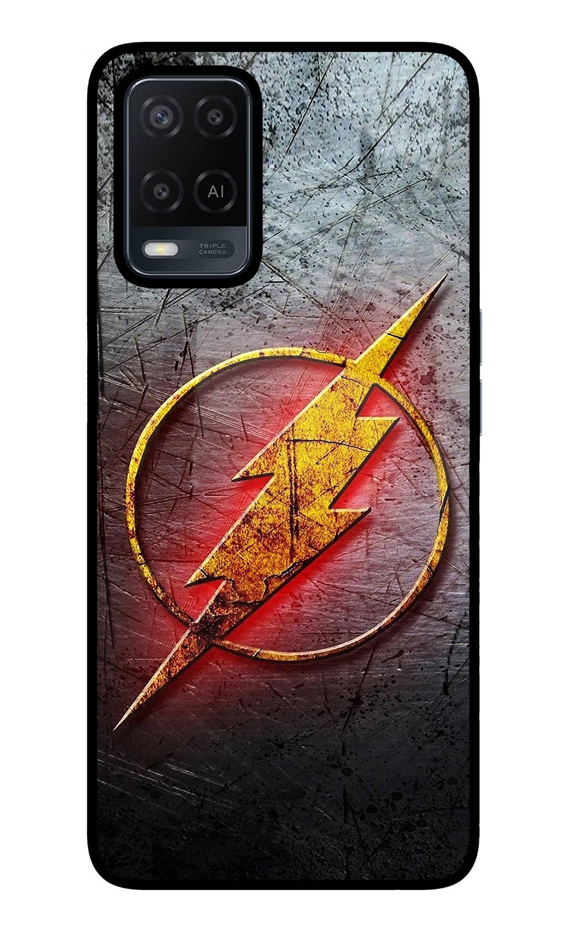 Flash Oppo A54 Glass Case Back Cover by Casekaro