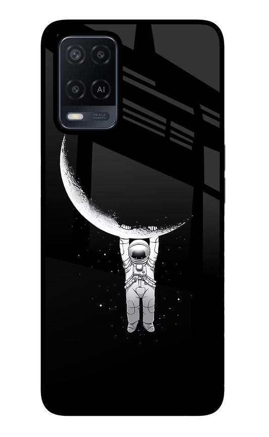 Moon Space Oppo A54 Glass Case