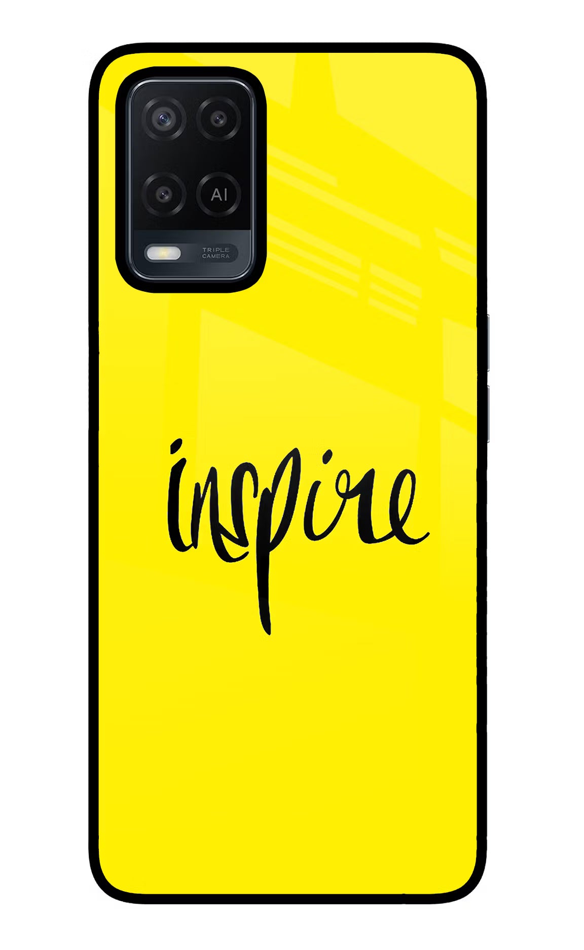 Inspire Oppo A54 Glass Case Back Cover by Casekaro