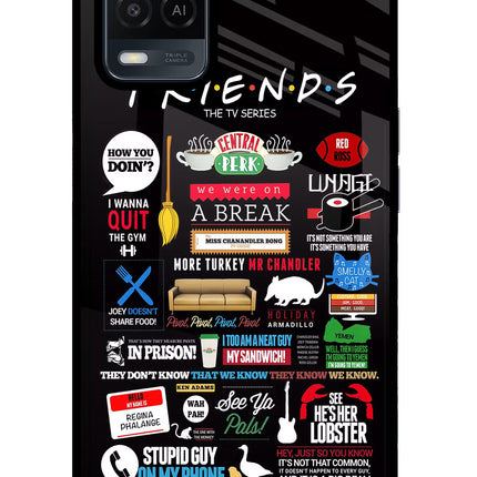 FRIENDS Oppo A54 Glass Case