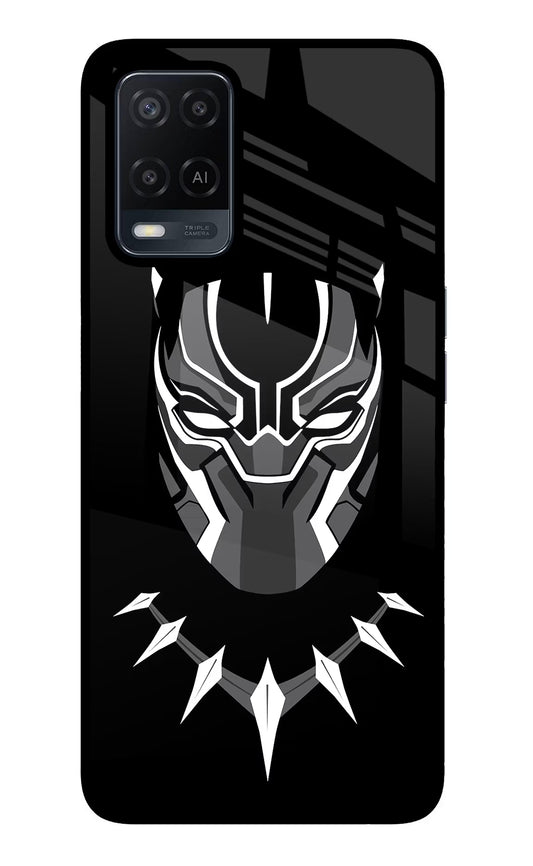 Black Panther Oppo A54 Glass Case