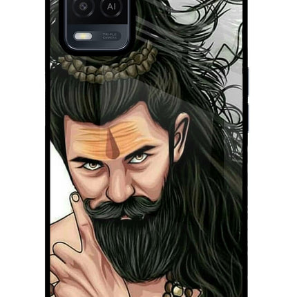 Mahadev Oppo A54 Glass Case Back Cover by Casekaro