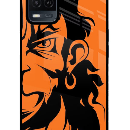 Hanuman Oppo A54 Glass Case Back Cover by Casekaro