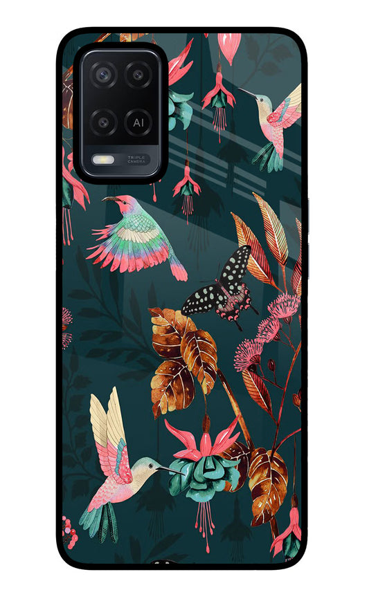Birds Oppo A54 Glass Case