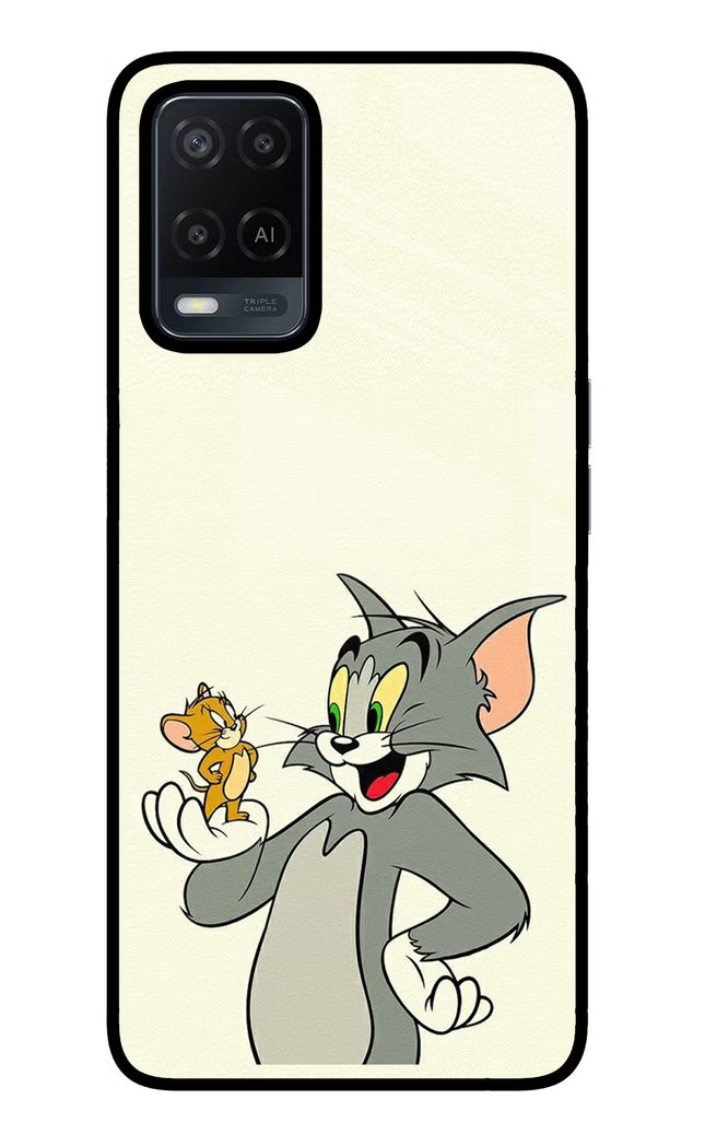 Tom & Jerry Oppo A54 Glass Case Back Cover by Casekaro