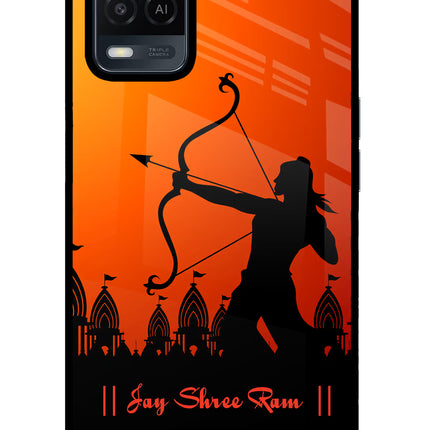 Lord Ram - 4 Oppo A54 Glass Case Back Cover by Casekaro