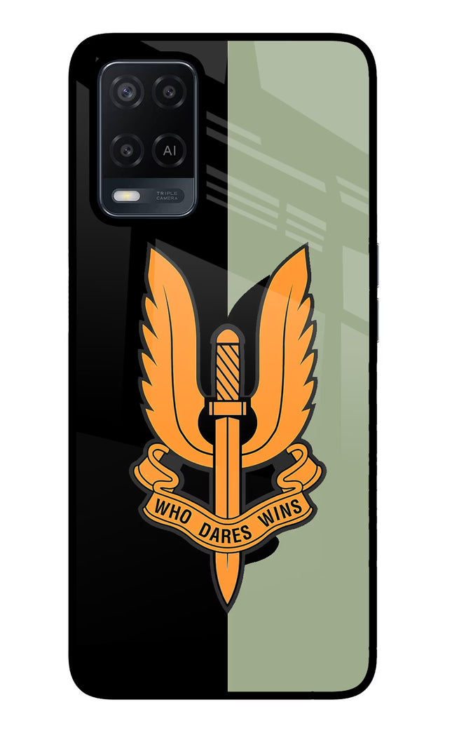 Balidan Logo Oppo A54 Glass Case Back Cover by Casekaro