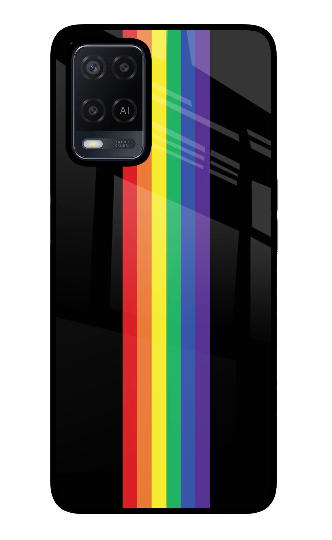 Pride Oppo A54 Glass Case Back Cover by Casekaro