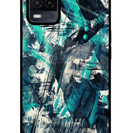 Artwork Oppo A54 Glass Case Back Cover by Casekaro