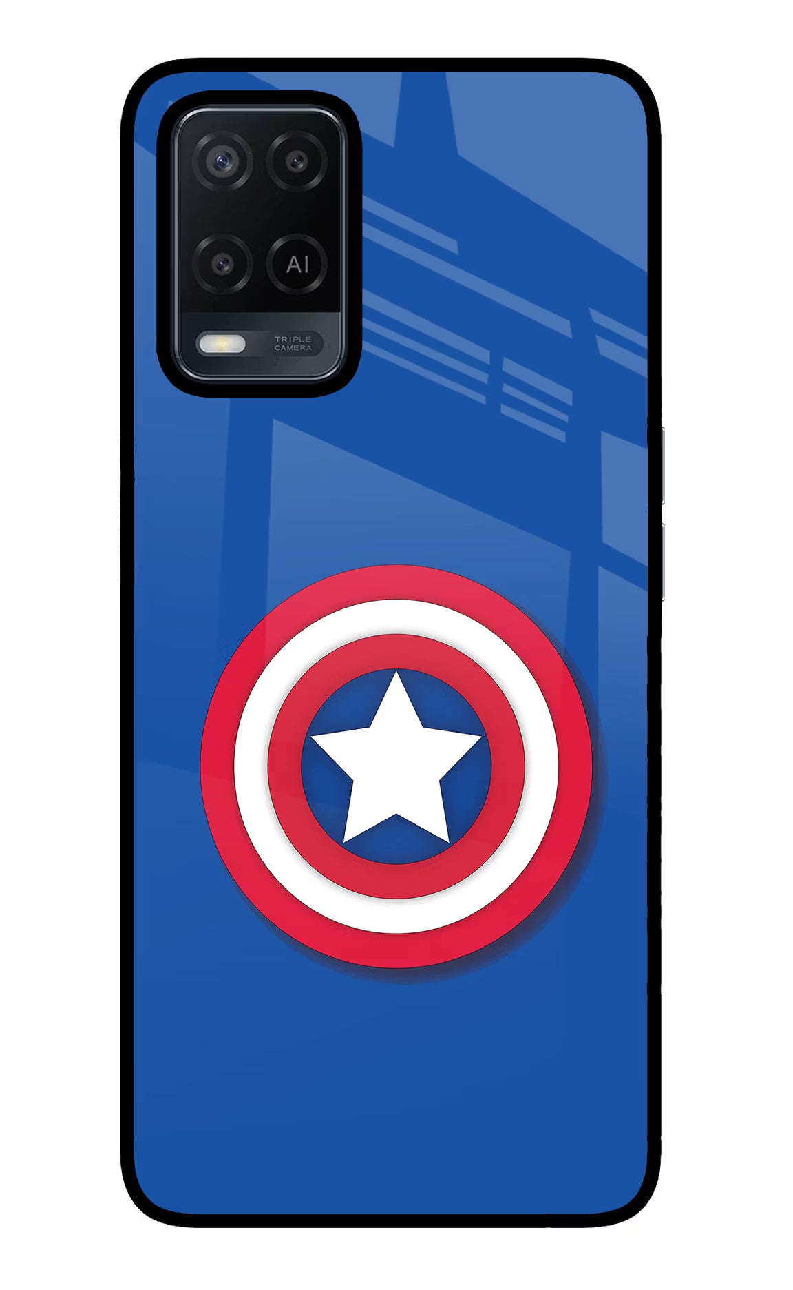 Shield Oppo A54 Glass Case Back Cover by Casekaro