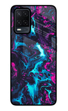 Abstract Oppo A54 Glass Case
