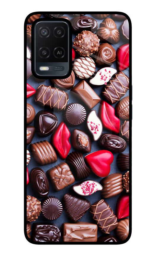 Chocolates Oppo A54 Glass Case
