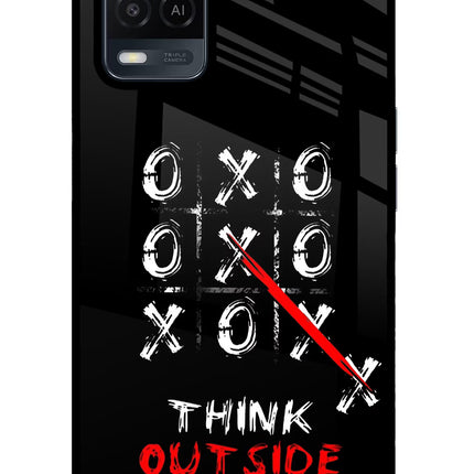 Think out of the BOX Oppo A54 Glass Case Back Cover by Casekaro