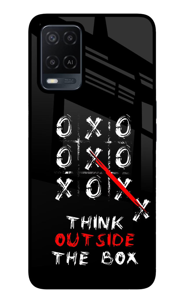 Think out of the BOX Oppo A54 Glass Case Back Cover by Casekaro