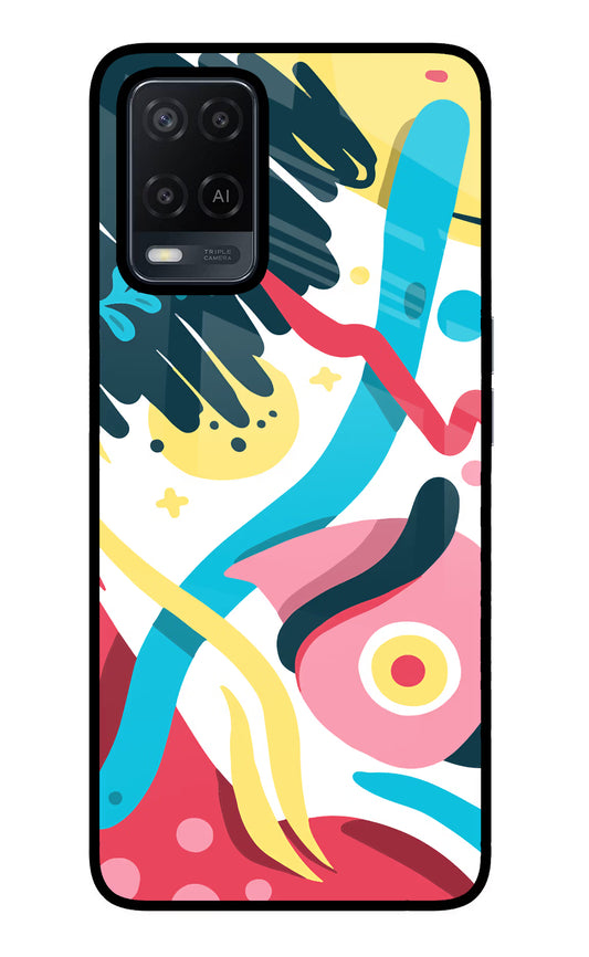 Trippy Oppo A54 Glass Case