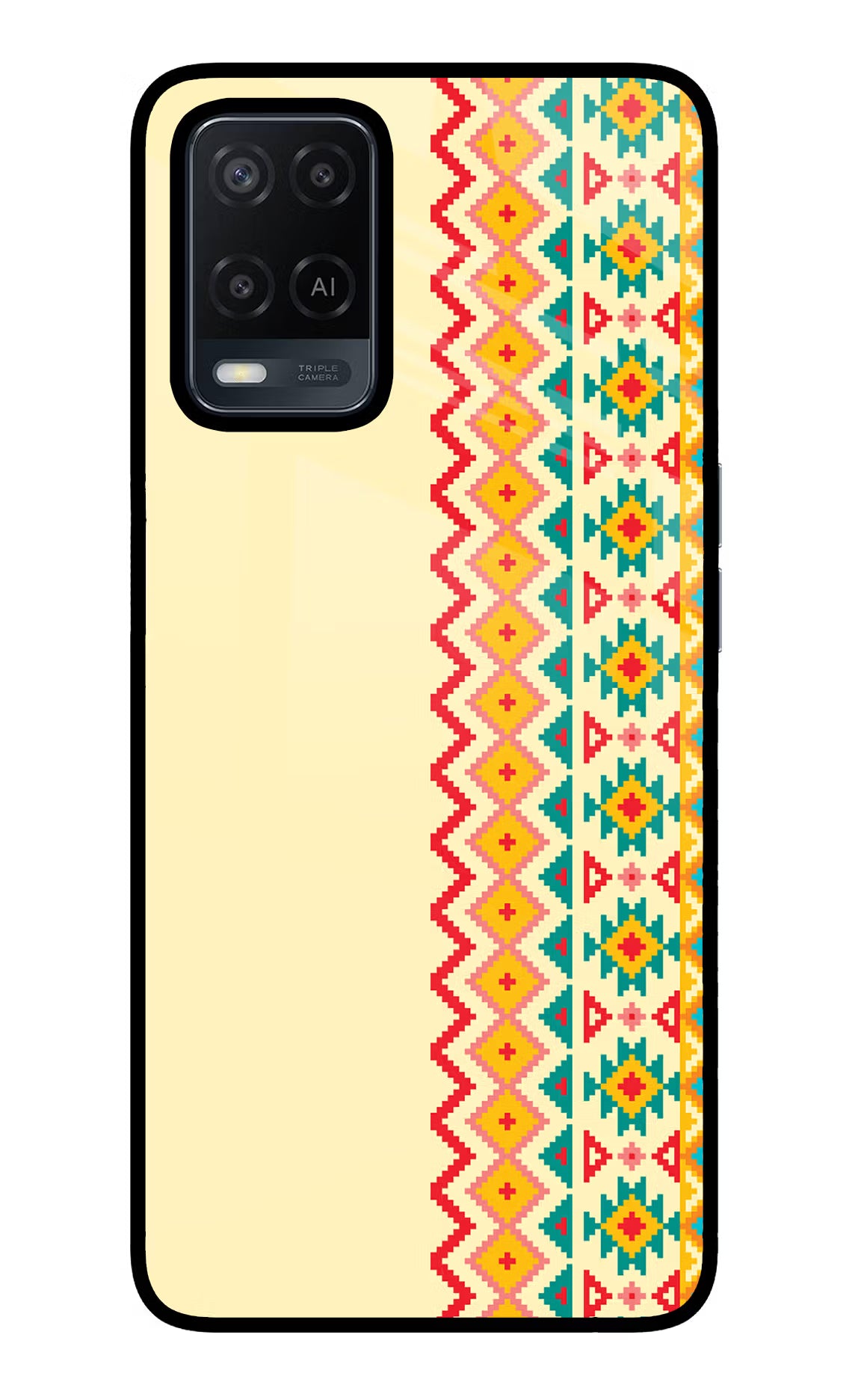 Ethnic Seamless Oppo A54 Glass Case