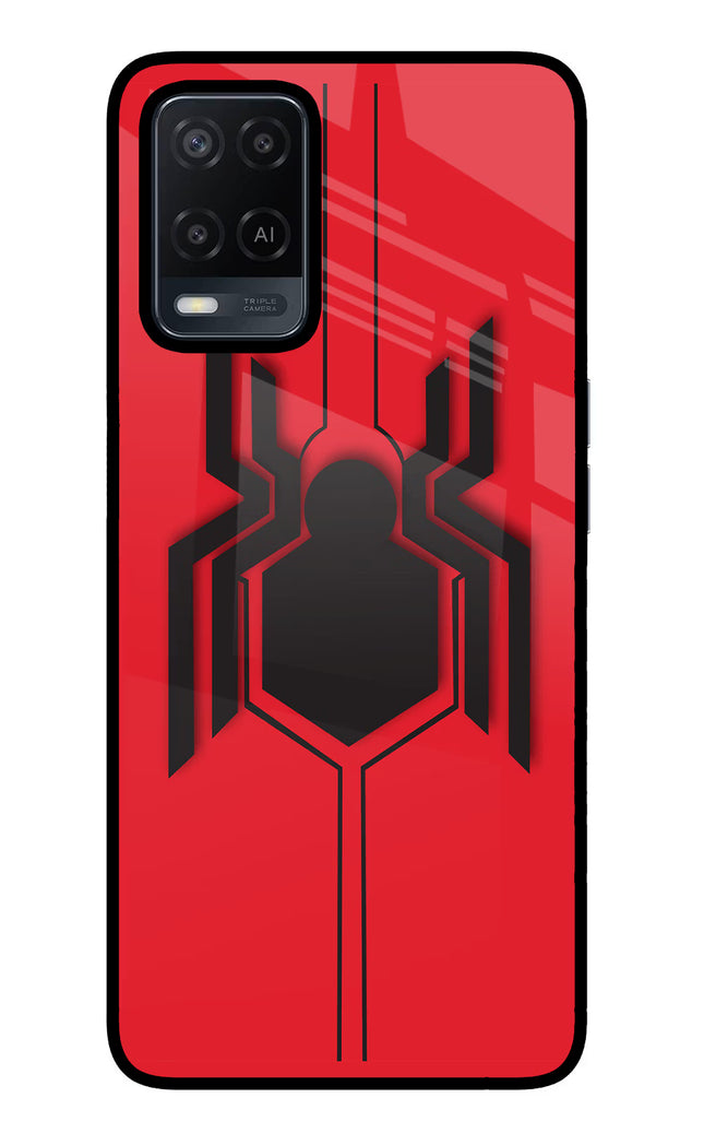 Spider Oppo A54 Glass Case Back Cover by Casekaro