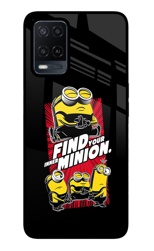 Find your inner Minion Oppo A54 Glass Case
