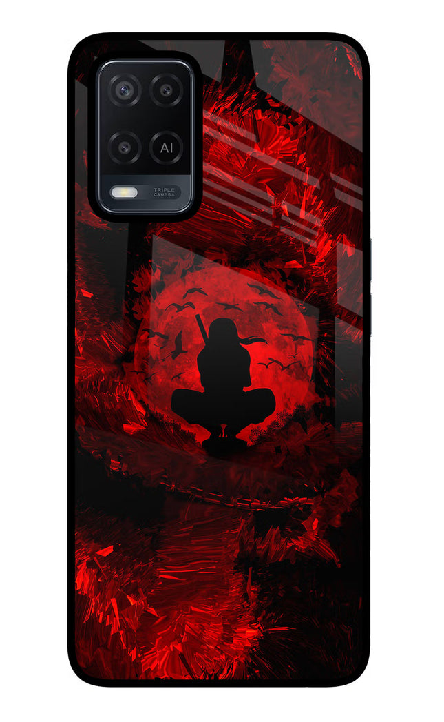 Itachi Uchiha Oppo A54 Glass Case Back Cover by Casekaro