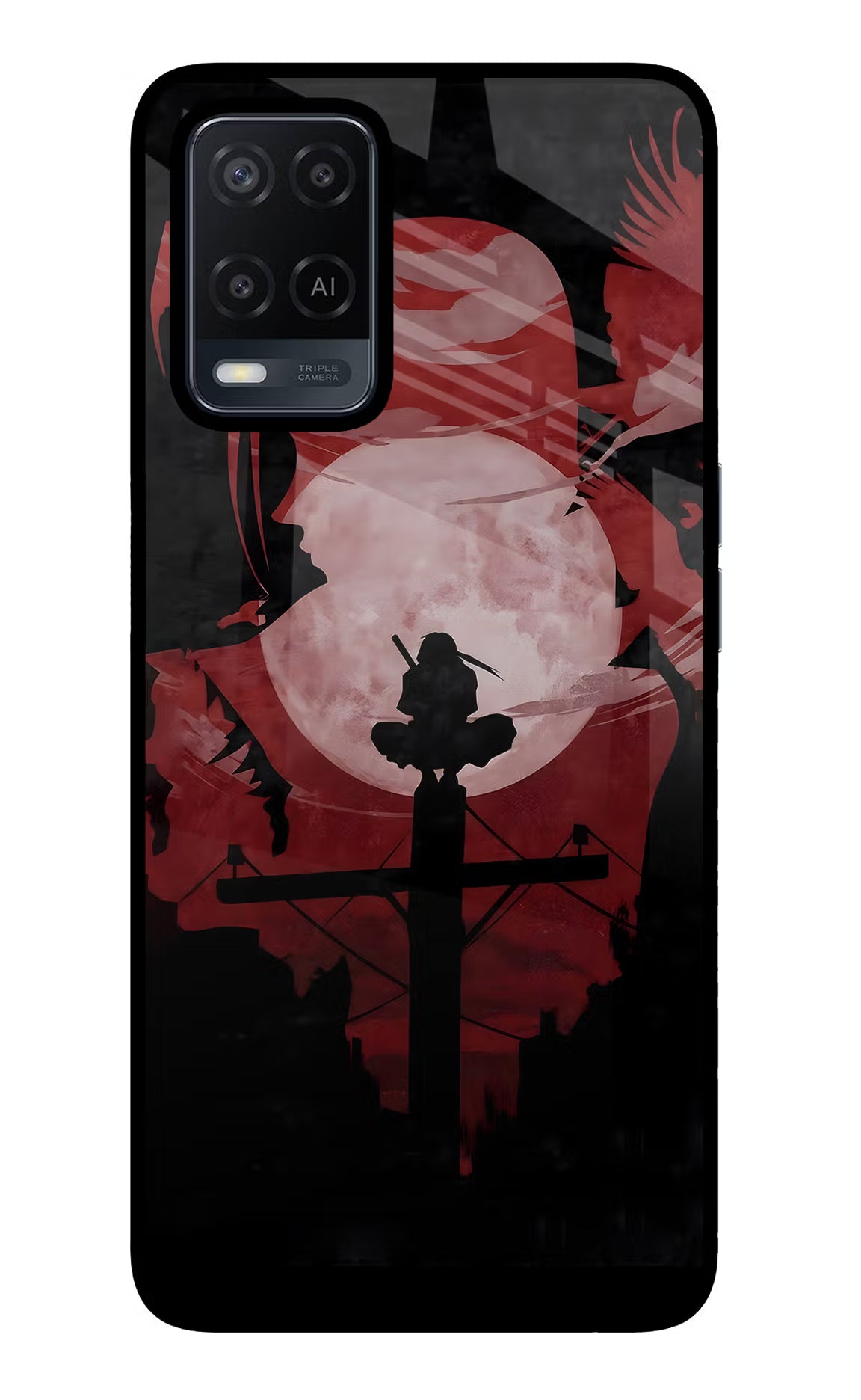 Naruto Anime Oppo A54 Glass Case Back Cover by Casekaro
