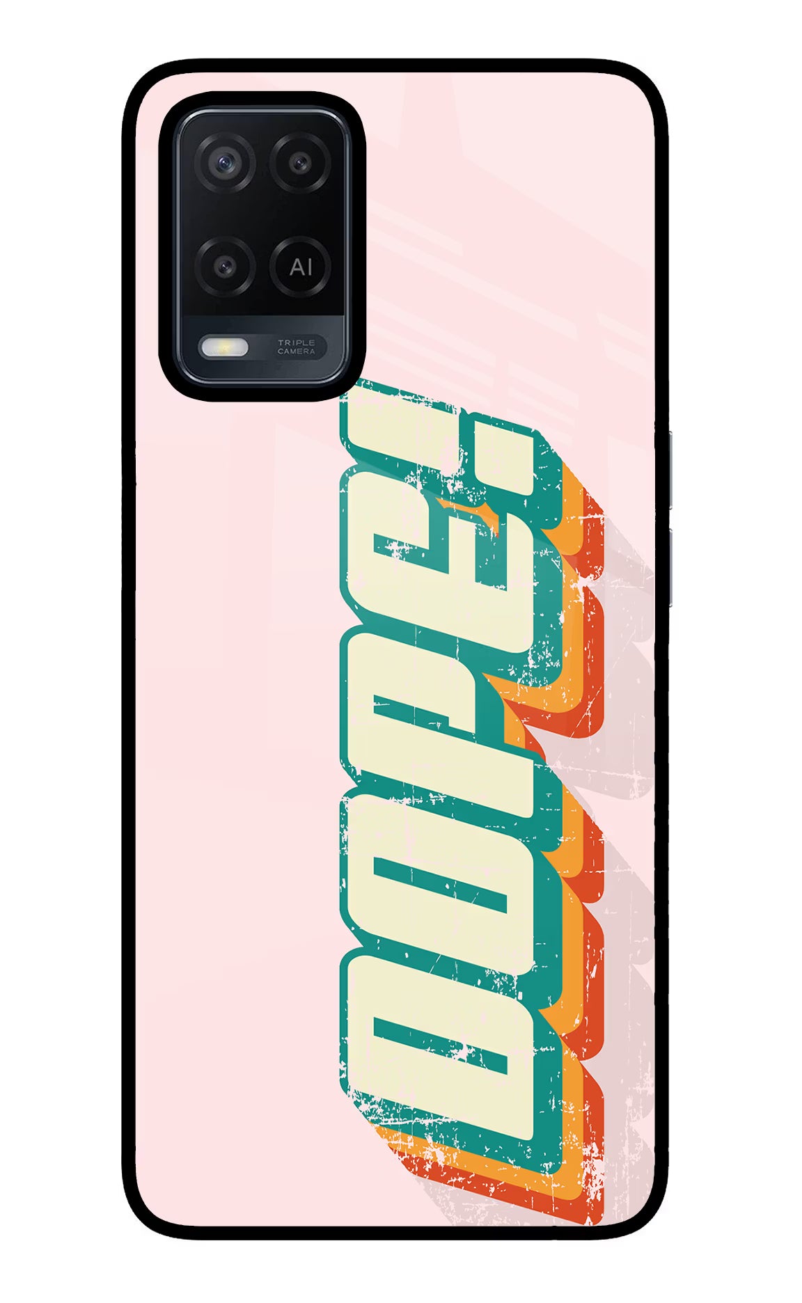 Dope Oppo A54 Glass Case Back Cover by Casekaro
