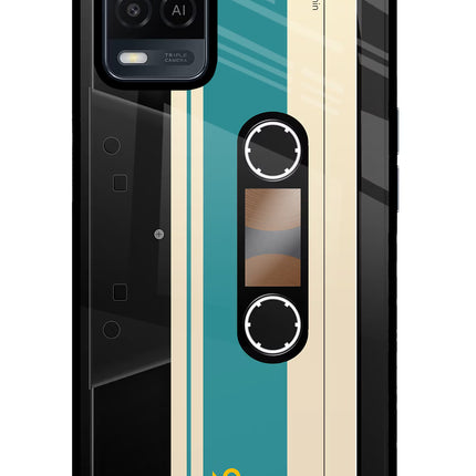 Cassette Oppo A54 Glass Case Back Cover by Casekaro