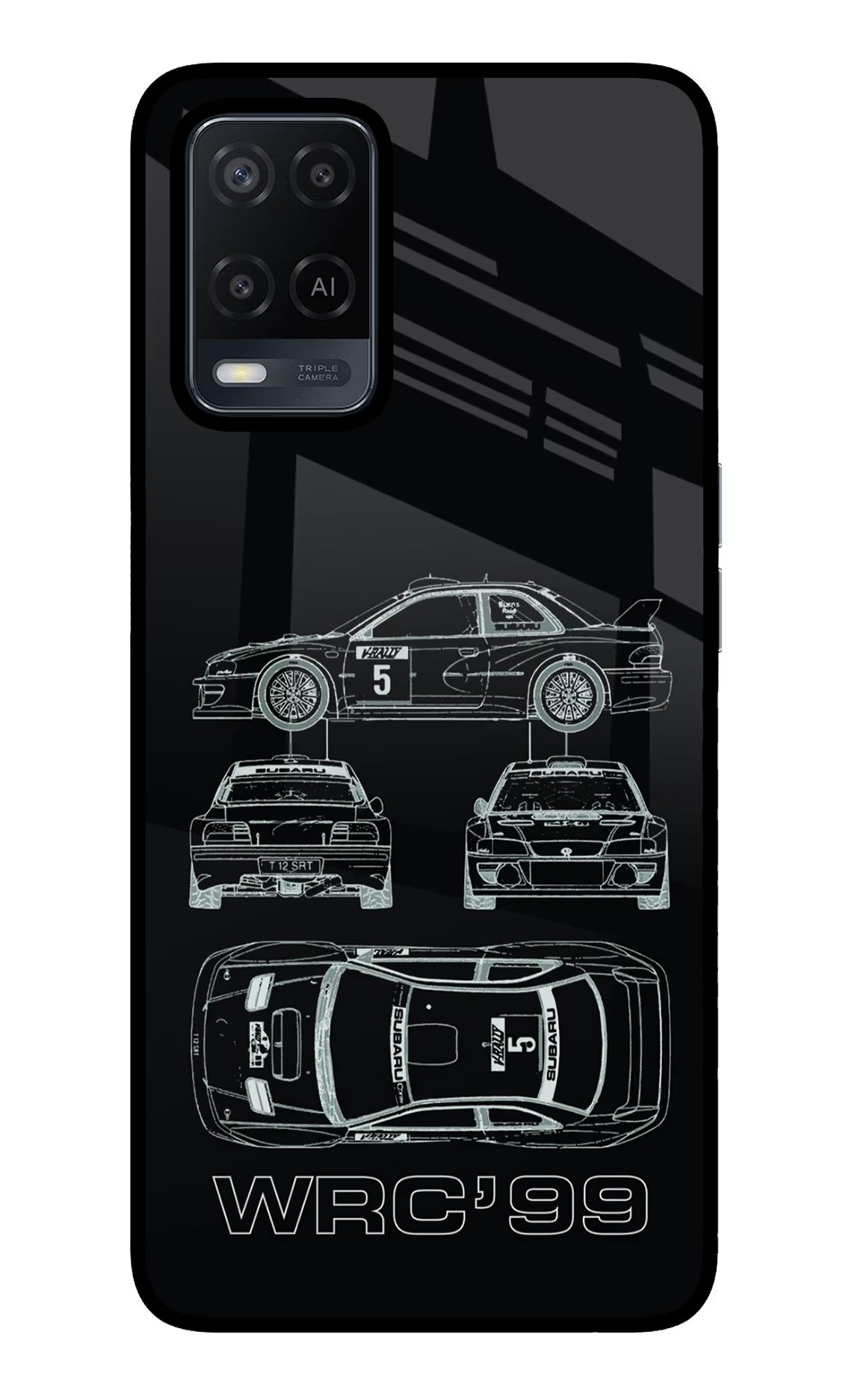 WRC'99 Oppo A54 Glass Case