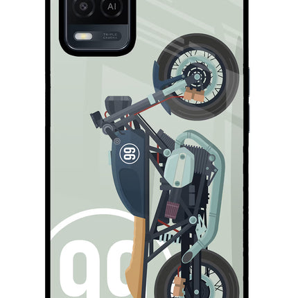 Classic Cafe Racer 99 Oppo A54 Glass Case