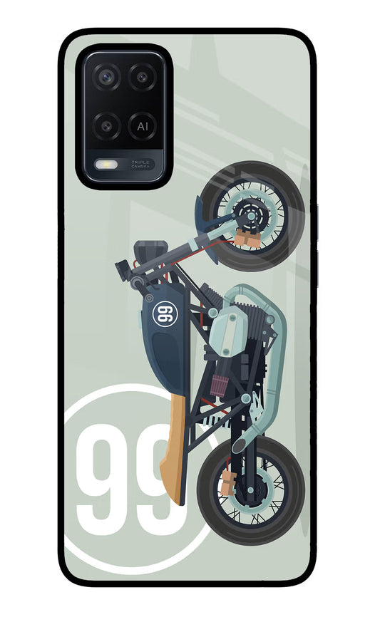 Classic Cafe Racer 99 Oppo A54 Glass Case