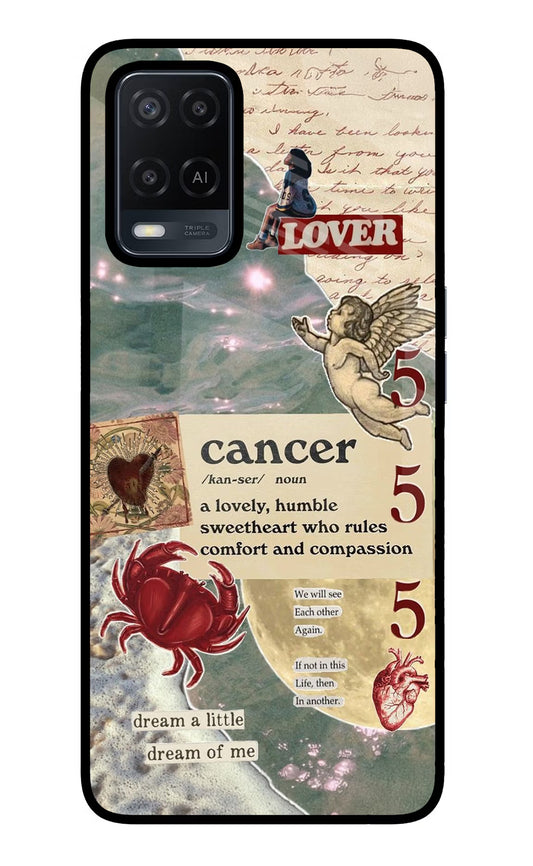 Cancer Zodiac Oppo A54 Glass Case
