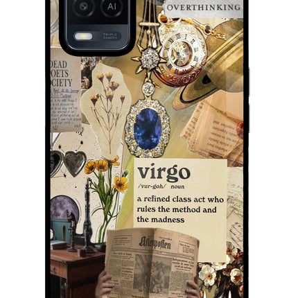 Virgo Zodiac Oppo A54 Glass Case